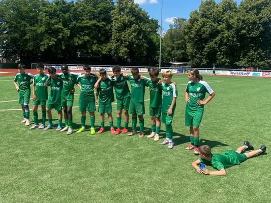 Die D2-Junioren des FC Gütersloh werden Zweiter in Ahlen