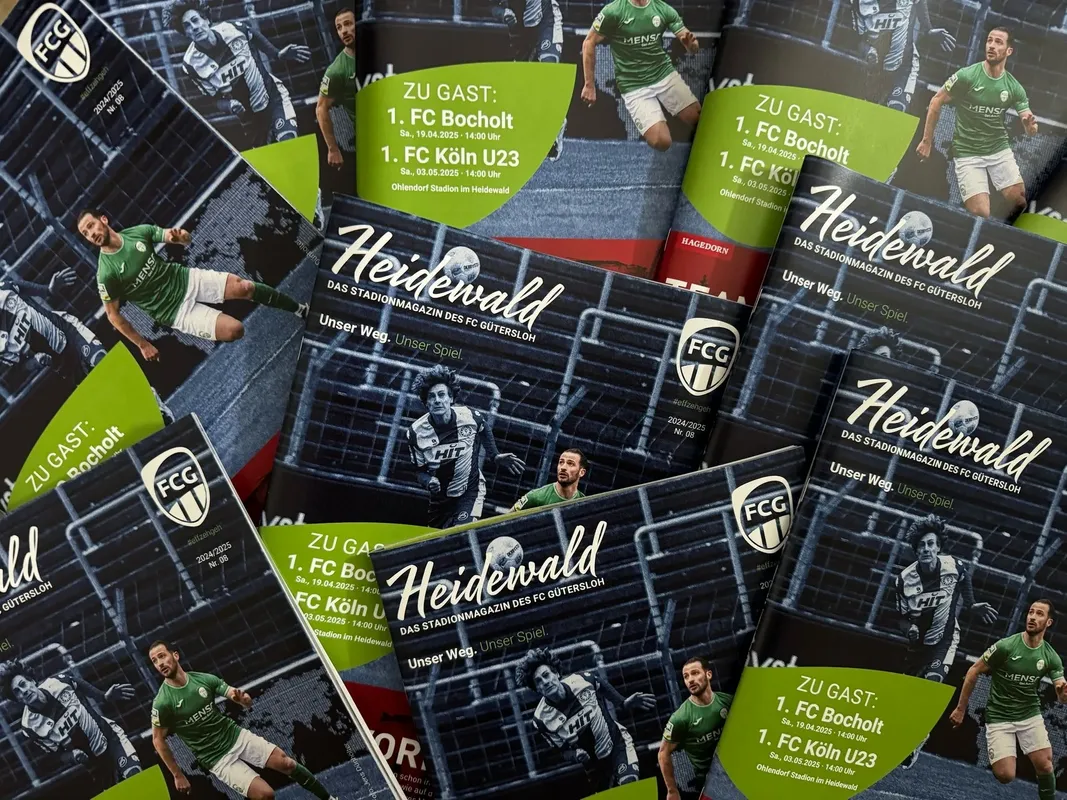 Neues Stadionheft für das Heimspiel gegen den 1. FC Bocholt 