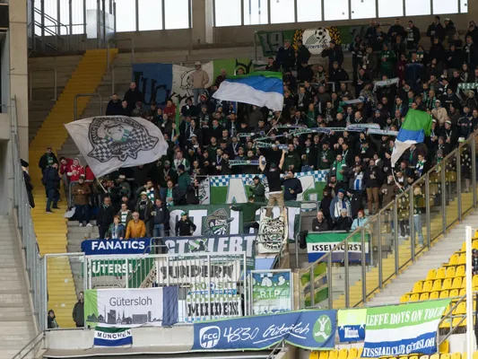 Der FC Gütersloh spielt beim MSV Duisburg