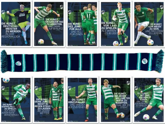 Neuer Balkenschal und die Riesenposter aus der Imagekampagne