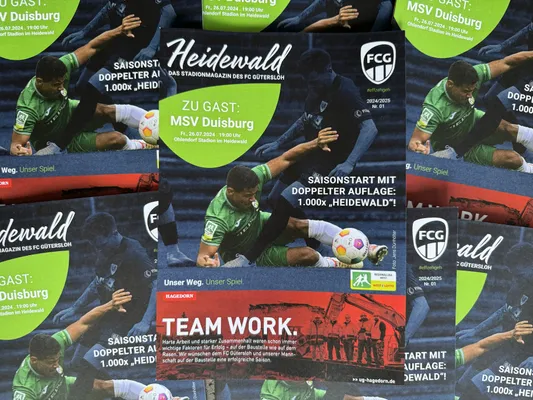 FCG-Stadionmagazin erscheint mit Julian Hesse-Interview