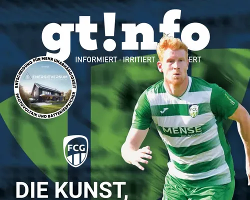 Die GT-Info erscheint mit vier verschiedenen FCG-Titelseiten