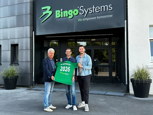 Neuer Premium- und Ärmelsponsor: Bingo Systems