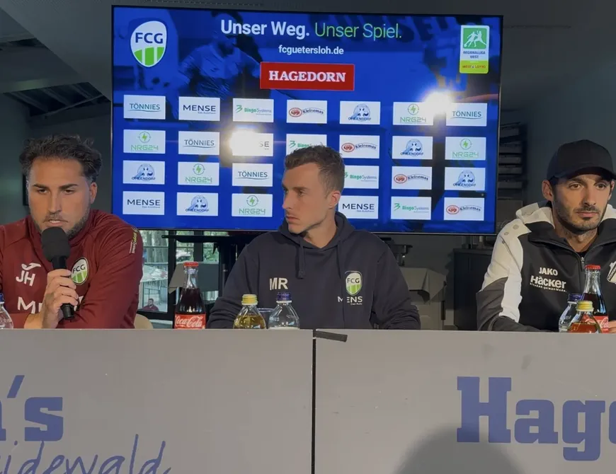 Julian Hesse nach dem 2:0: