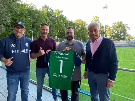 Onlineprinters ist neuer Team-Partner des FC Gütersloh