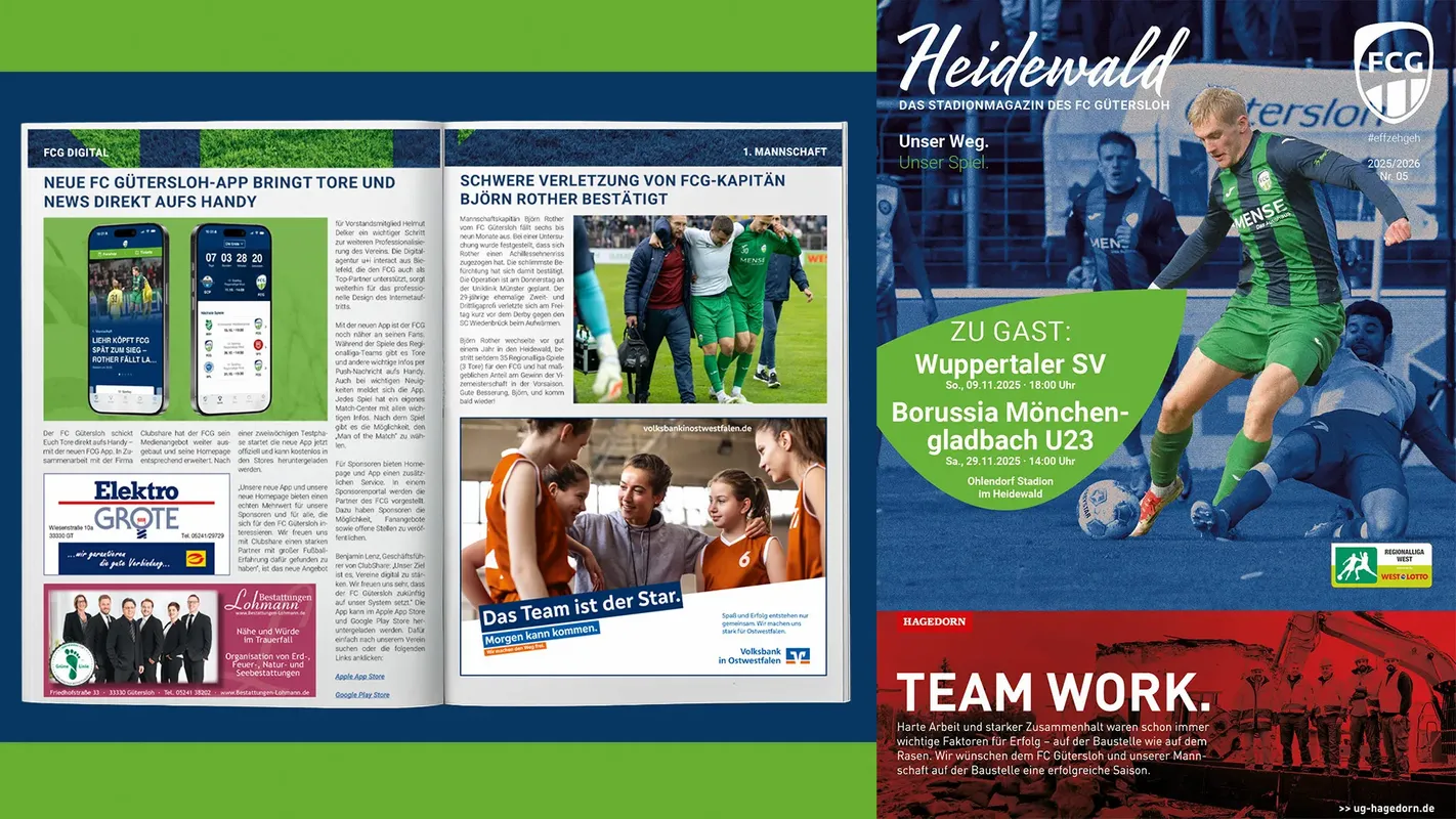 Neues Stadionheft für Wuppertal-Spiel erschienen