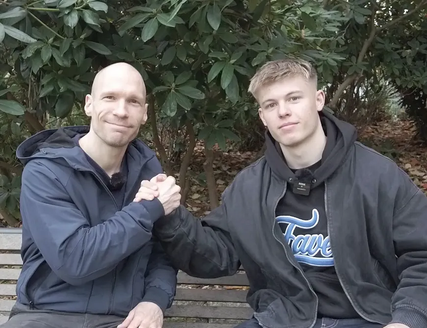 Interview mit Erik Lanfer vor dem Wuppertal-Spiel (Video)