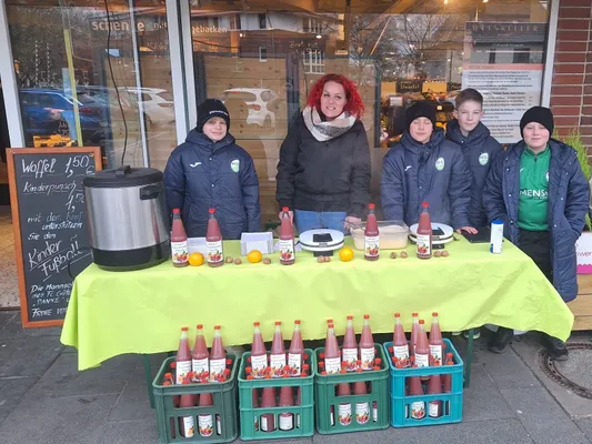 D4 sammelt mit Waffelaktion für die Mannschaftskasse