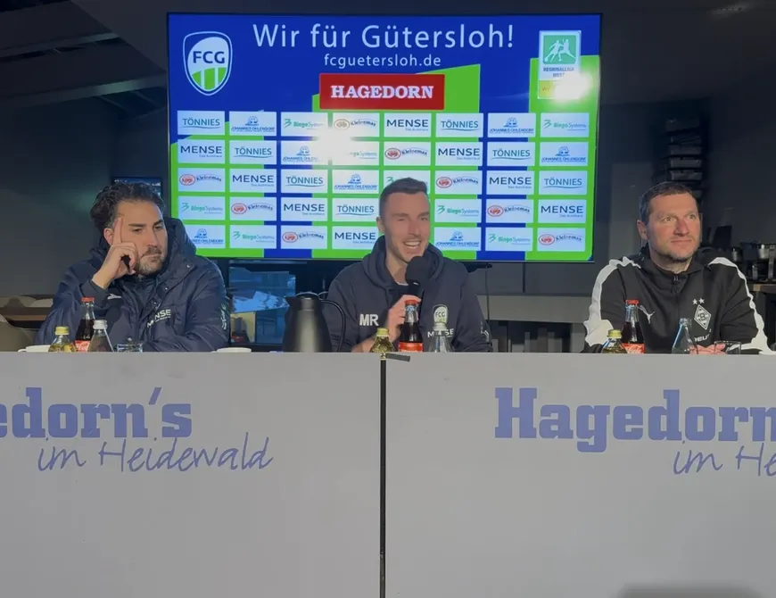 Pressekonferenz nach dem Gladbach-Spiel