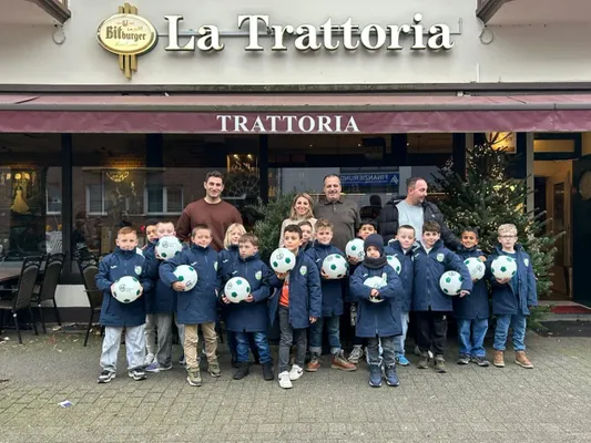 Weihnachtsfeier der F2-Junioren in der La Trattoria