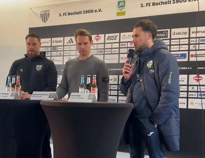 Pressekonferenz nach dem 0:0 in Bocholt (Video)