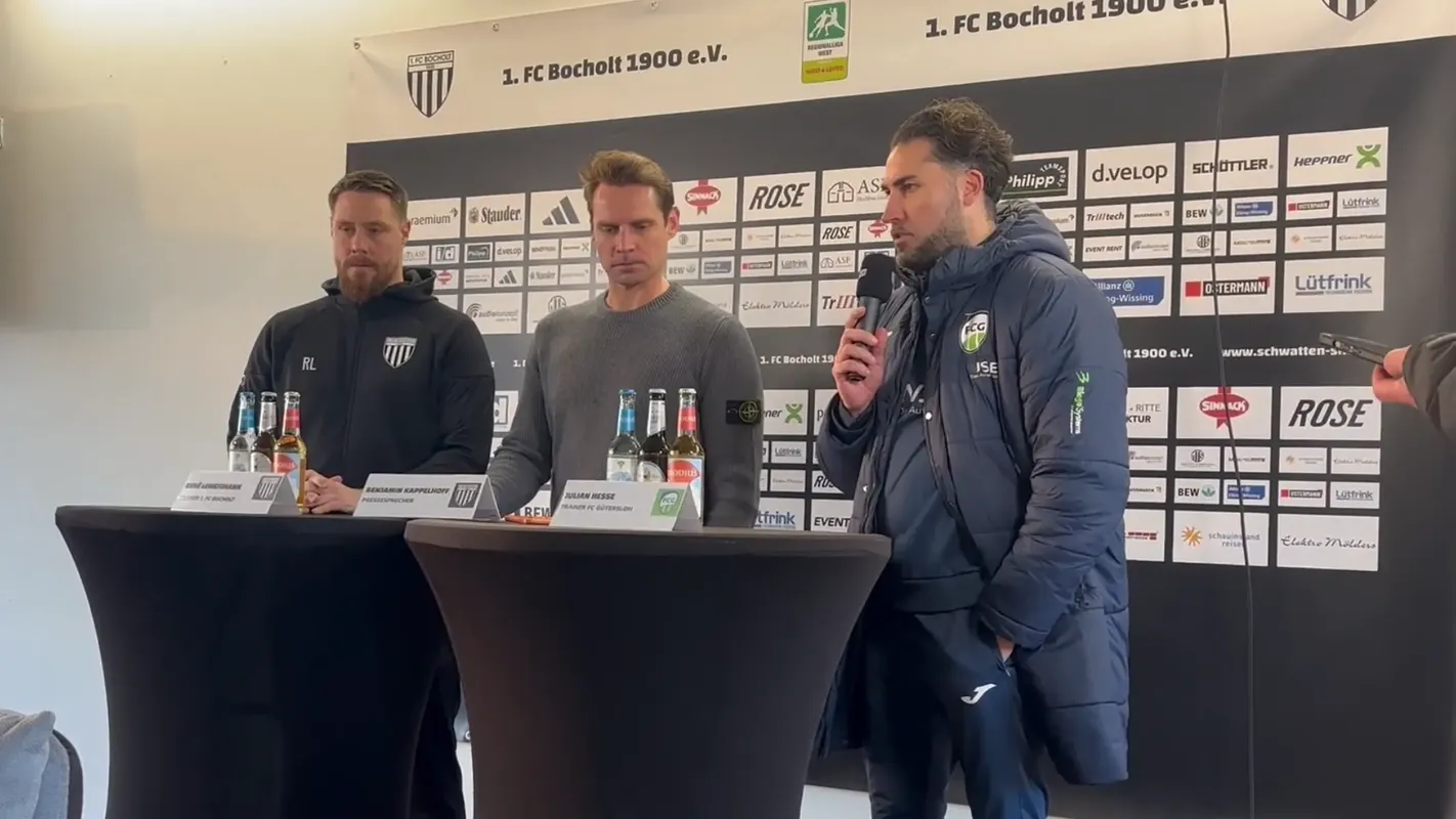 Pressekonferenz nach dem 0:0 in Bocholt (Video)
