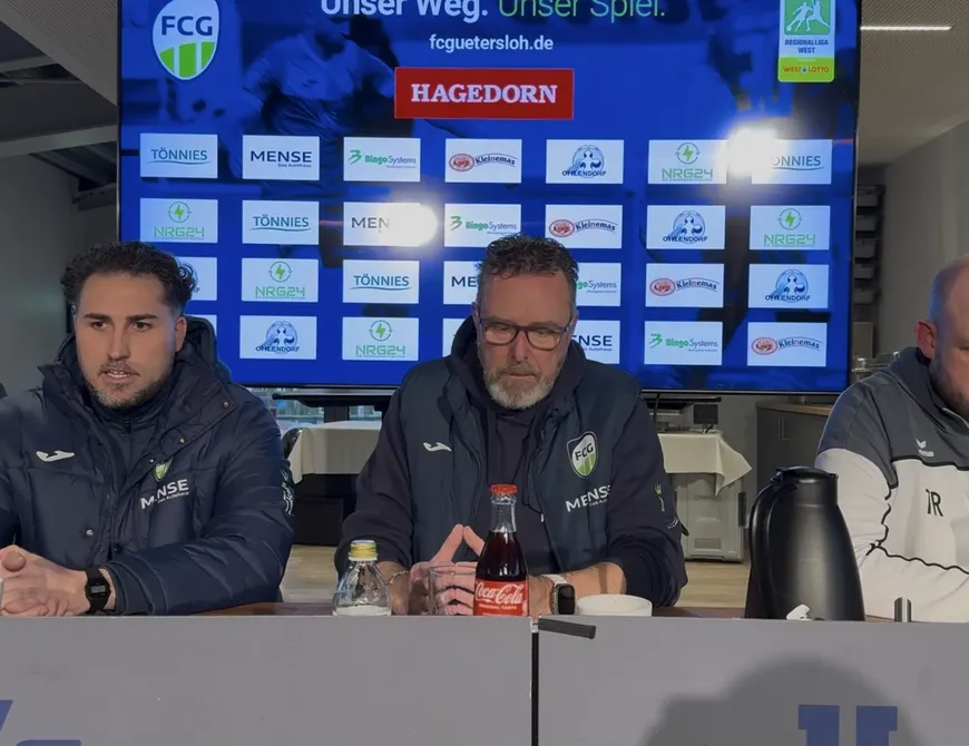 Pressekonferenz nach dem Velbert-Spiel