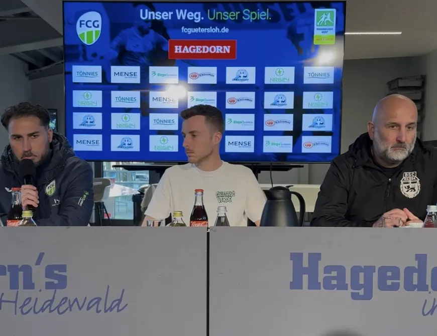 Pressekonferenz vom Spiel gegen Bonn