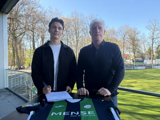 Jannis Wagner bekommt einen Vertrag fürs Regionalliga-Team.