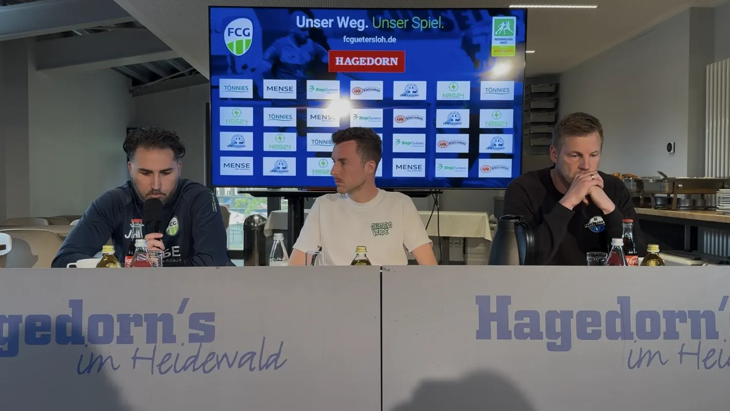 Pressekonferenz zum 1:1 gegen SC Paderborn U21 (Video)