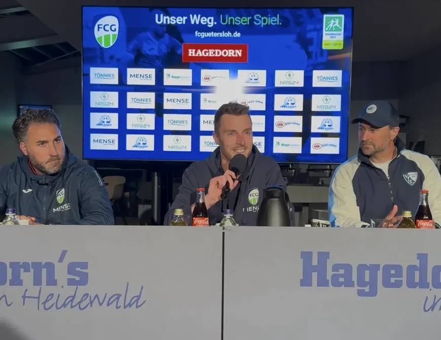Pressekonferenz nach dem Bochum-Spiel