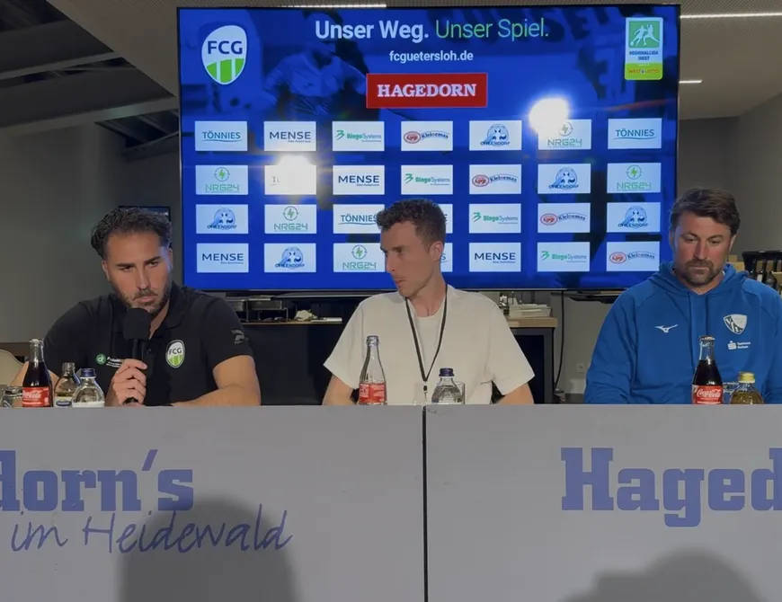 Pressekonferenz nach dem 2:1 gegen VfL Bochum II