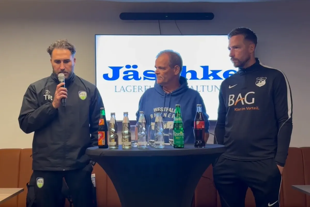 Pressekonferenz nach dem Rhynern-Spiel