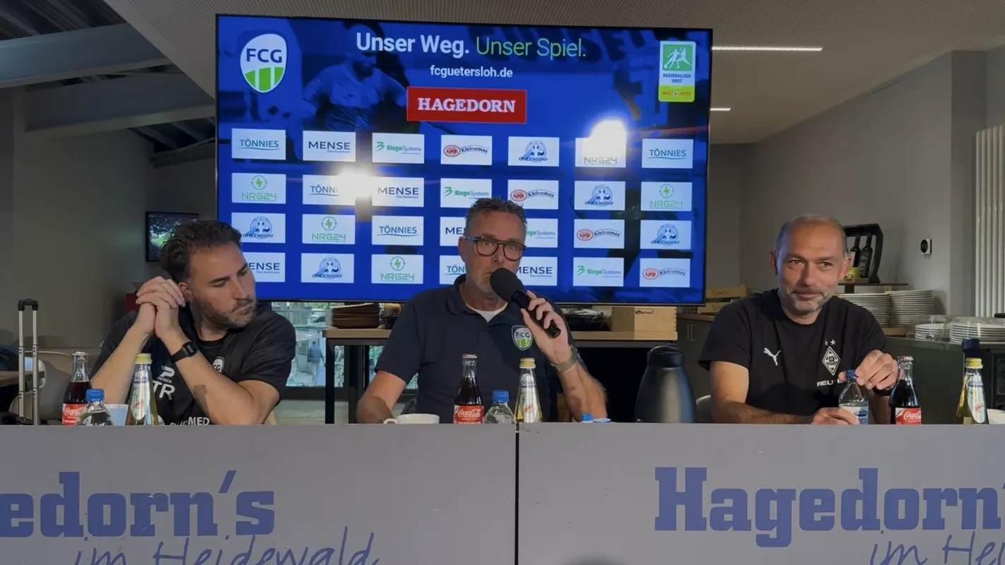 Pressekonferenz nach dem Gladbach-Spiel
