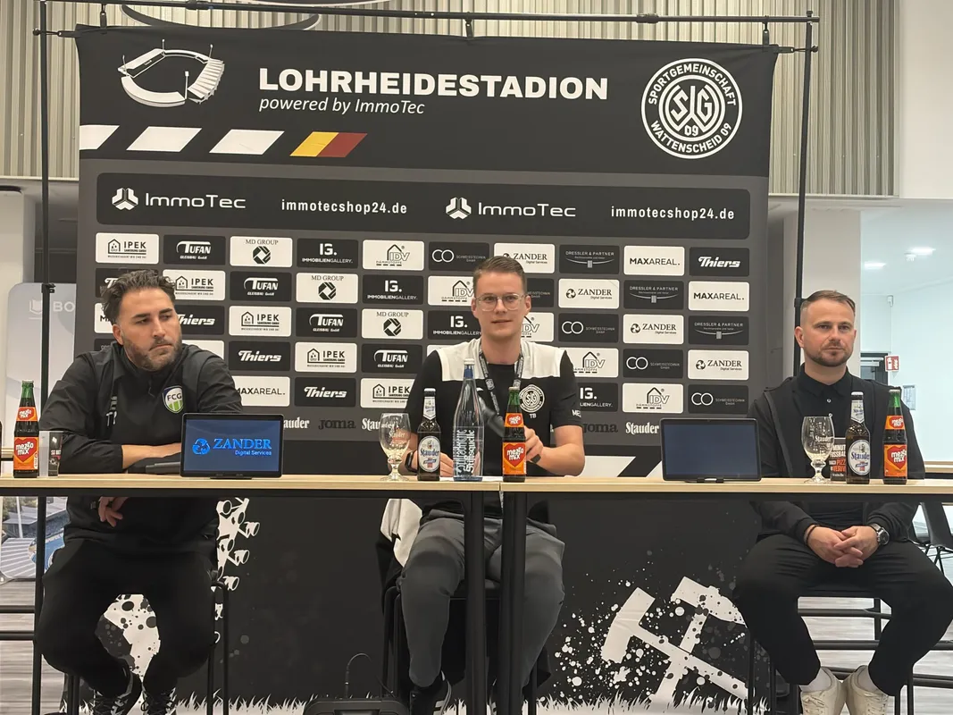 Pressekonferenz nach dem Wattenscheid-Spiel