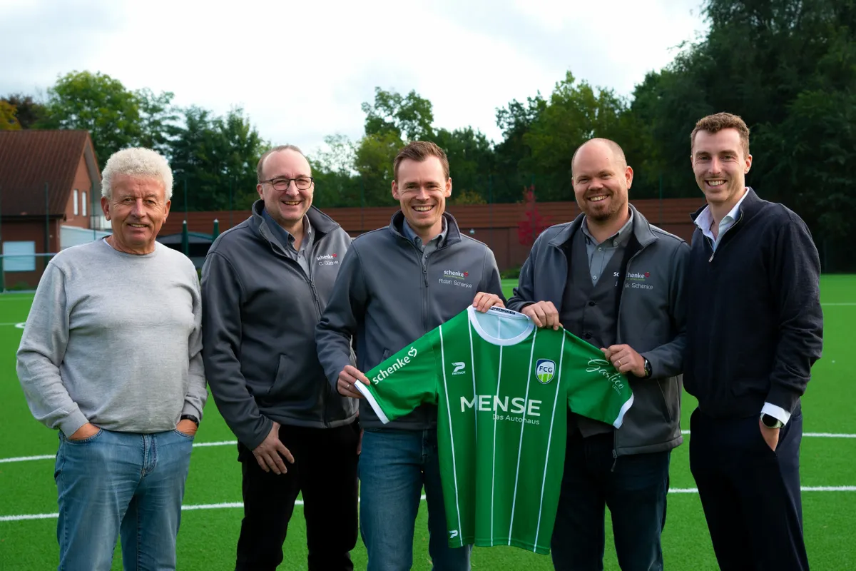 Ärmelsponsor der FCG-Jugend: Schenke baut Engagement aus